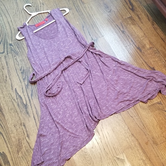 Belle Gray by Lisa Rinna Purple Dress Sz L… - Picture 4 of 8